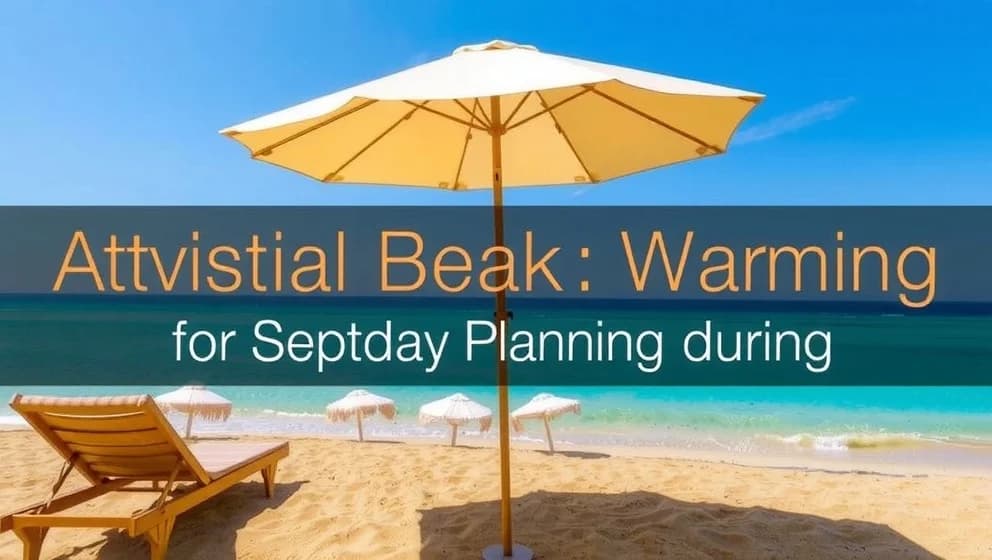 Vart är det varmt i september