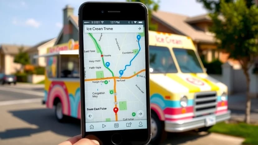 Vart är glassbilen idag