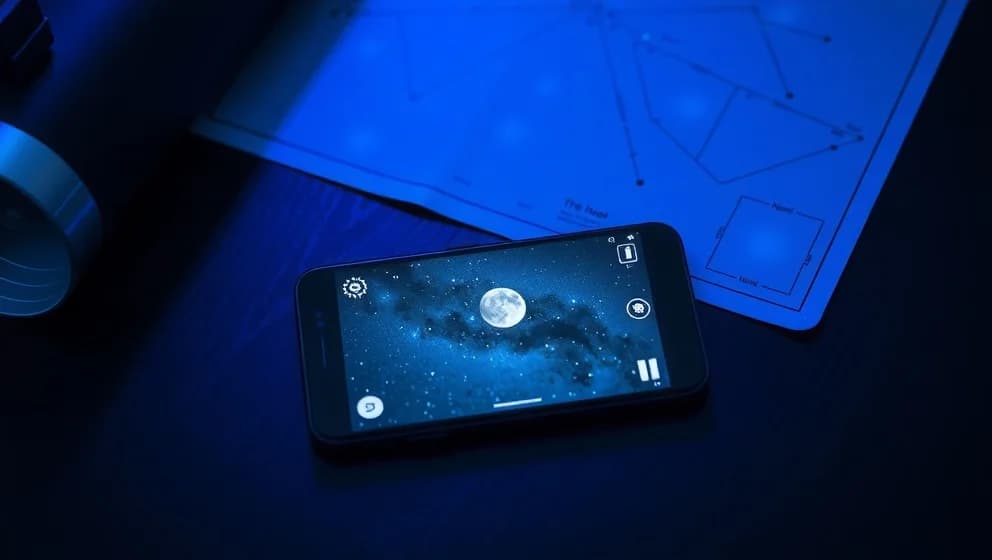 Vart är månen app för mobilen