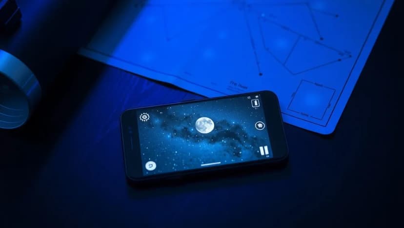 Vart är månen app för mobilen