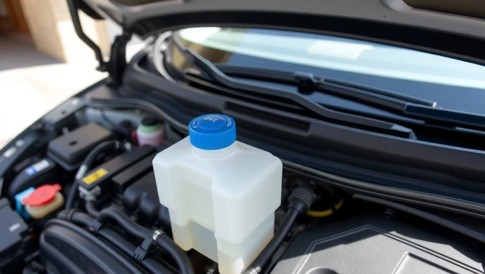 Vart fyller man på spolarvätska på bilen