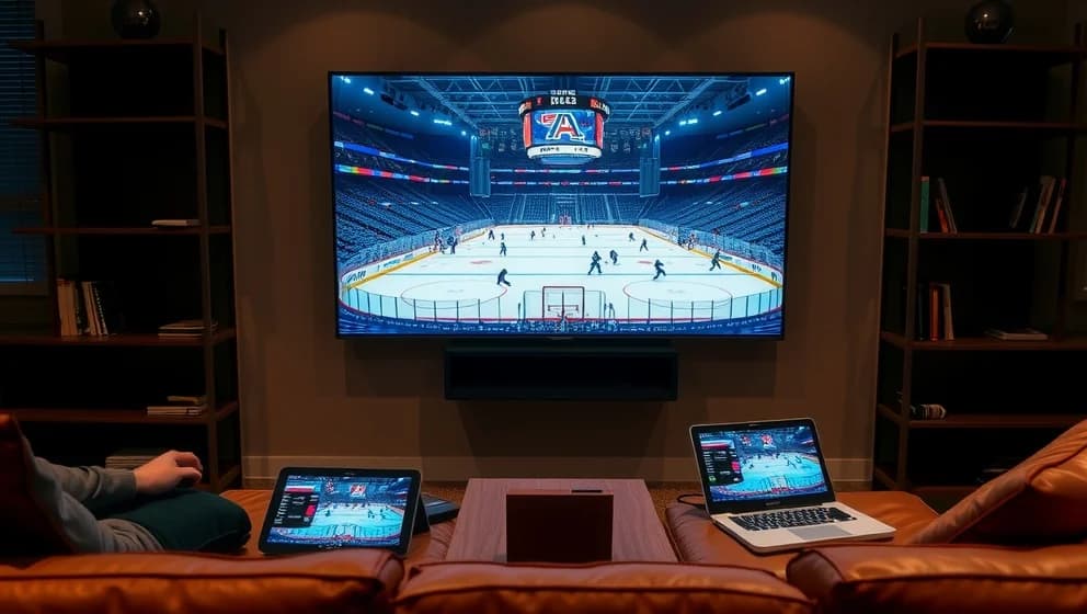 Var kan man se hockey VM