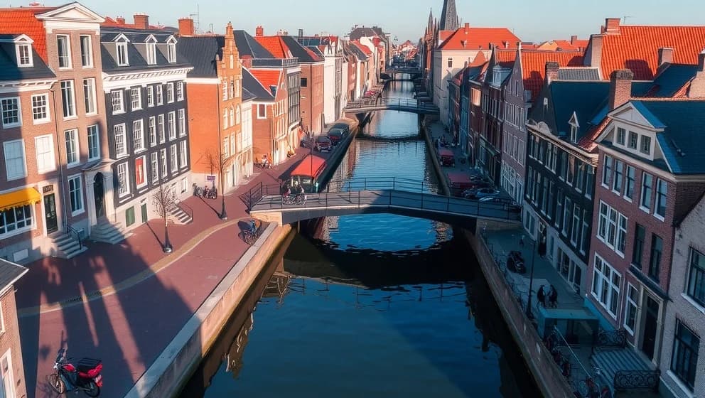 Vart ligger Amsterdam och varför är det speciellt