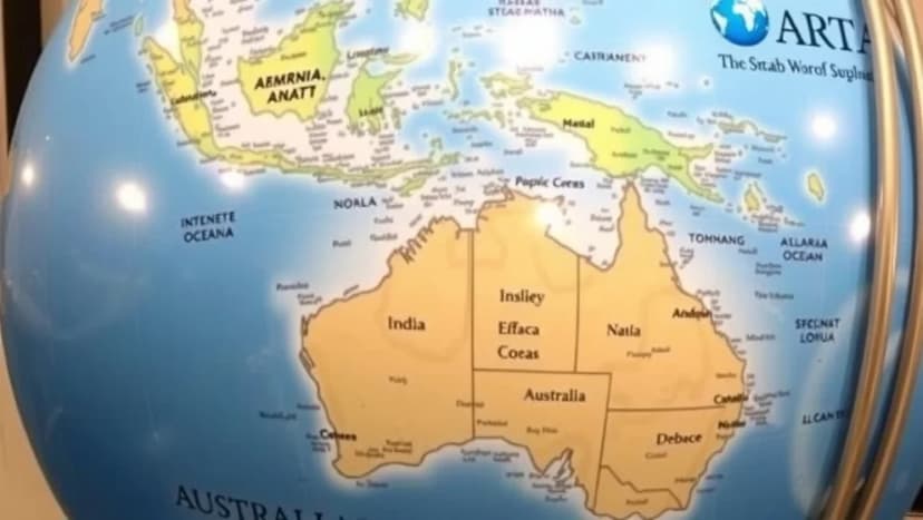 Vart ligger Australien på världskartan