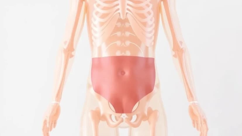 Vart ligger buken på kroppen