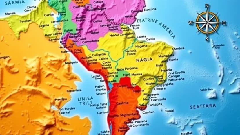 Vart ligger Colombia i världen