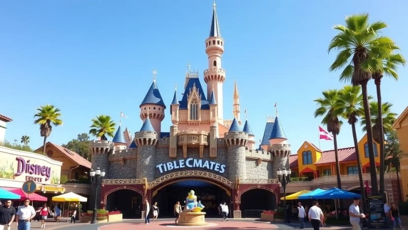 Var ligger Disneyland i världen