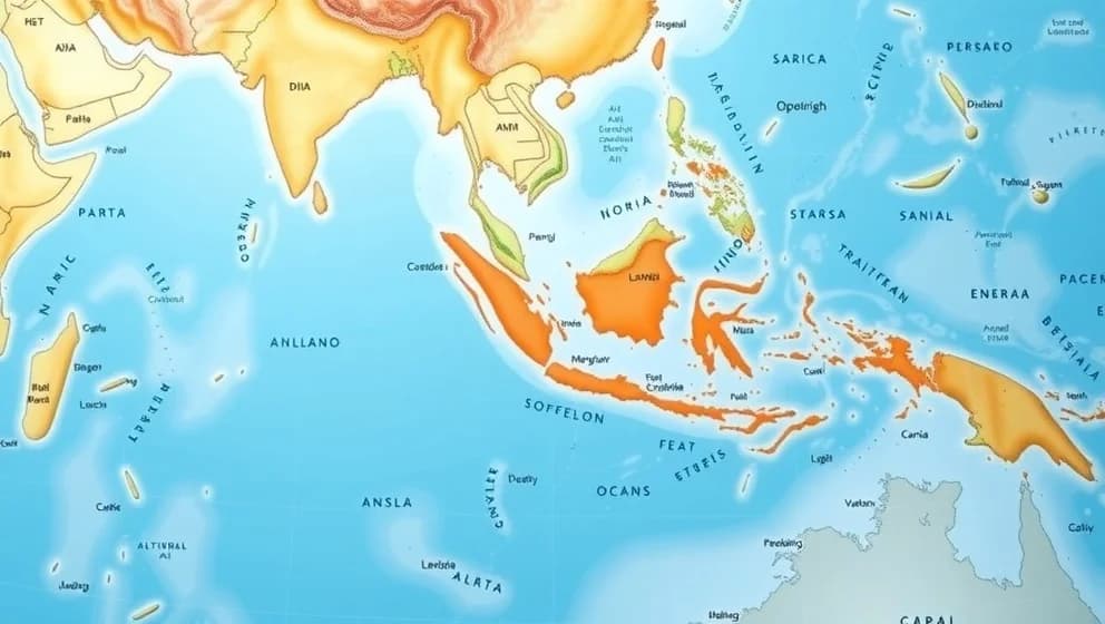 Vart ligger Indonesien på världskartan