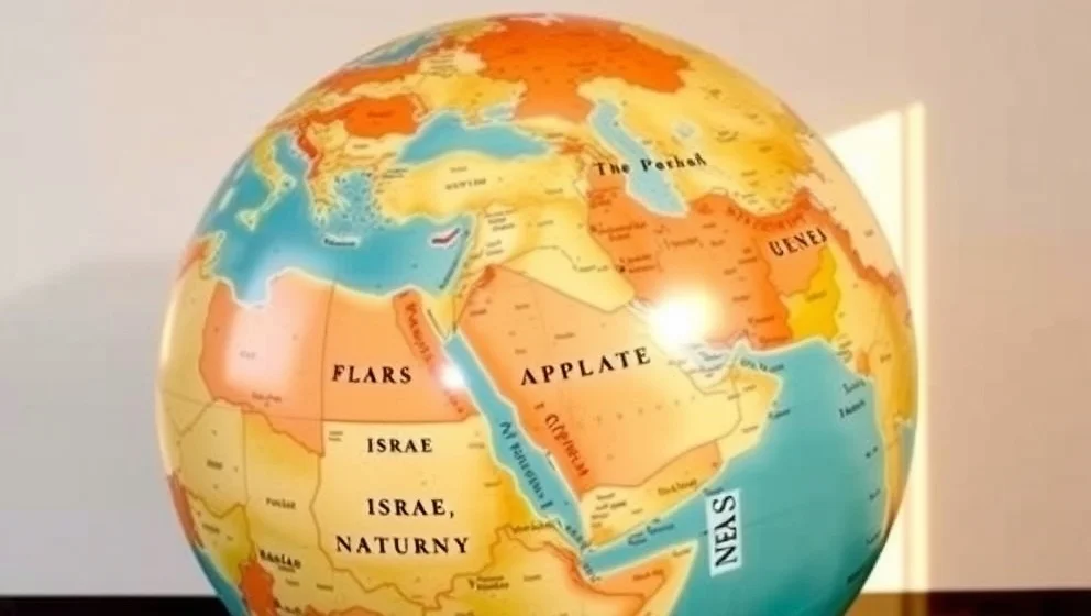 Var ligger Israel på kartan