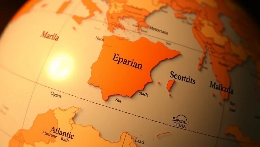 Vart ligger Spanien egentligen på kartan