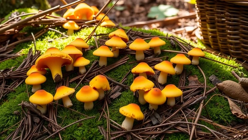 Vart växer kantareller i Sverige